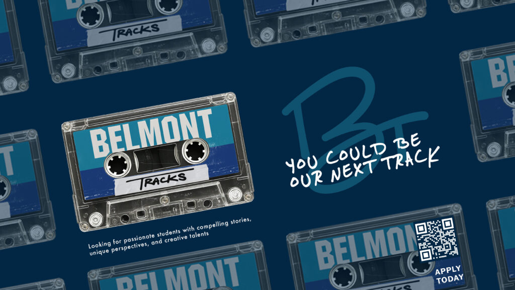 Belmont Tracks advert butracks blue1.2